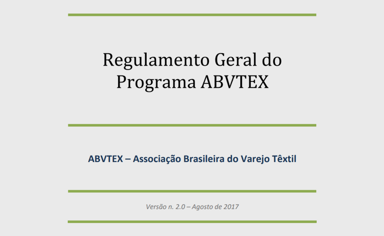 Novo Regulamento Programa ABVTEX