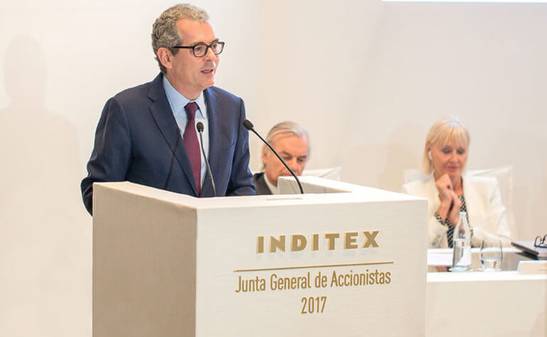 Presidente da Inditex destaca a economia circular no “crescimento sustentável” do grupo