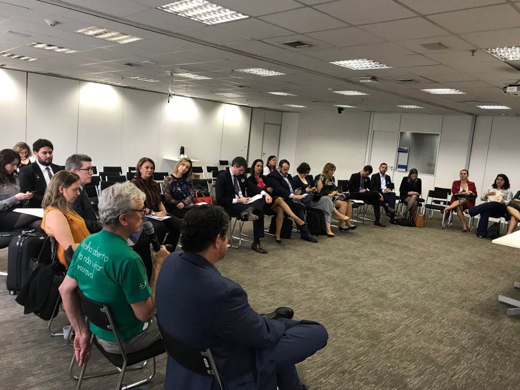 Reuniões da Comissão Nacional para a Erradicação do Trabalho Escravo
