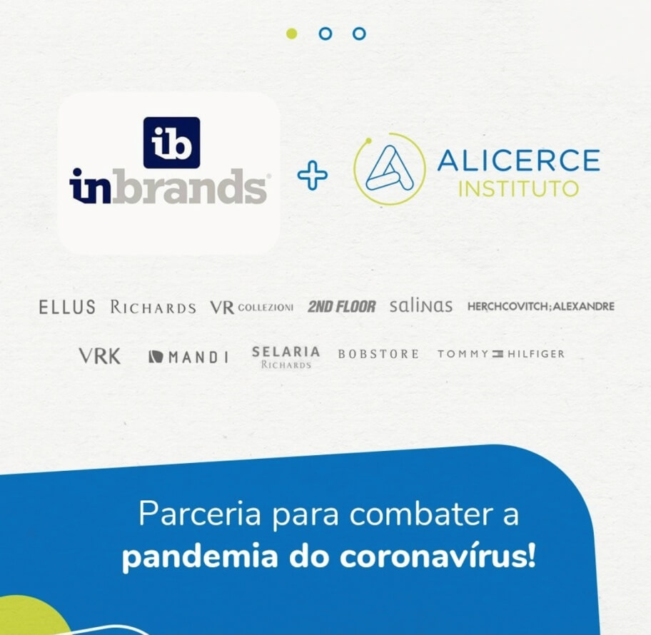 Grupo InBrands revertem 10% de suas vendas em doações para o Instituto Alicerce