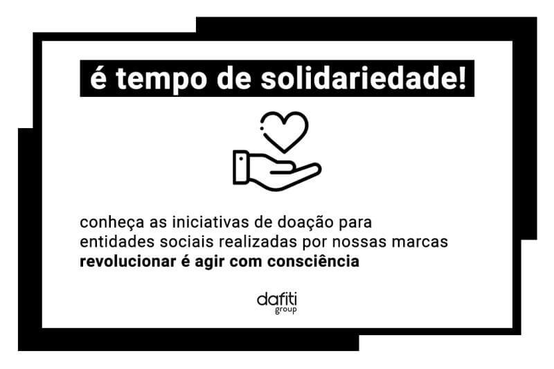 Dafiti faz diversas ações em prol da solidariedade