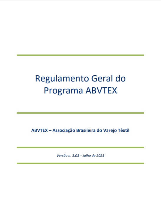 Atualização do Regulamento e Manual do Programa ABVTEX
