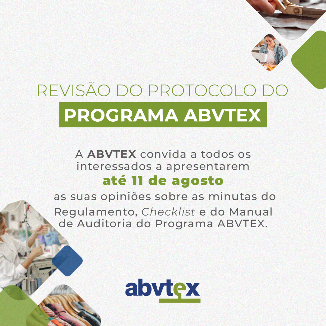 Revisão do protocolo de auditorias do Programa ABVTEX