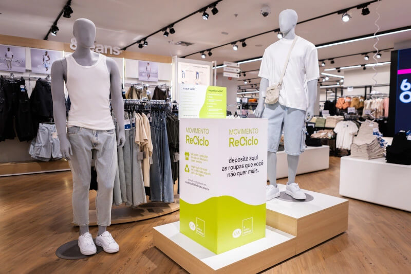 Programa ReCiclo da C&A coleta 34 toneladas em 2024